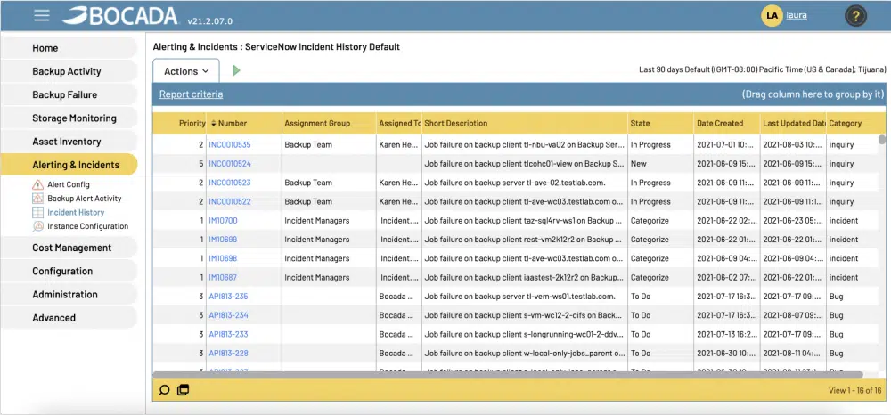 Cybersecurity Protections - Streamline Backup Failure Ticketing Operations