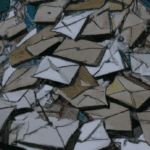 dark pile of emails