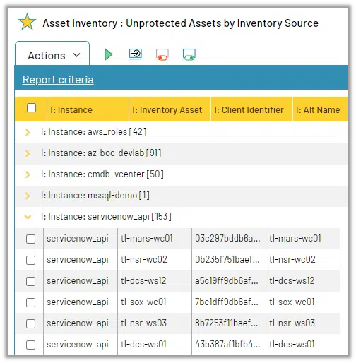 Conciliación del Inventario de Activos