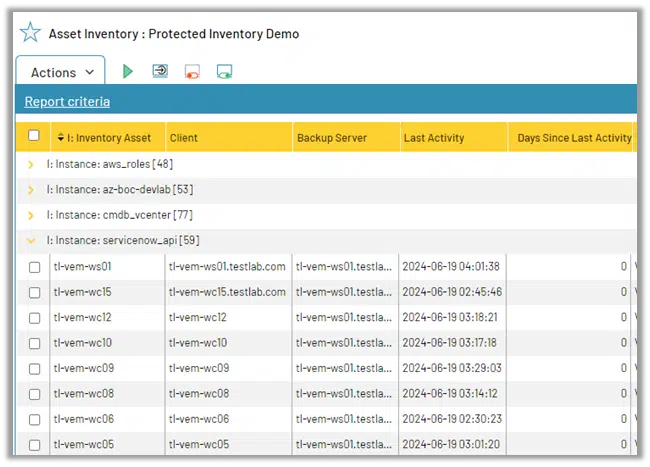 Conciliación del Inventario de Activos